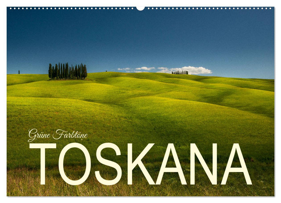 Grüne Farbtöne Toskana (CALVENDO Wandkalender 2024)