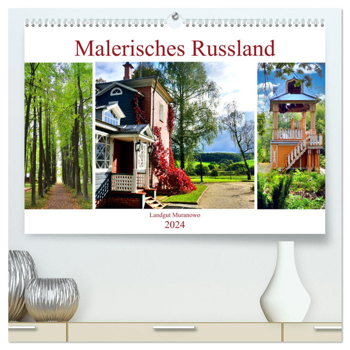 Malerisches Russland - Landgut Muranowo (CALVENDO Premium Wandkalender 2024)