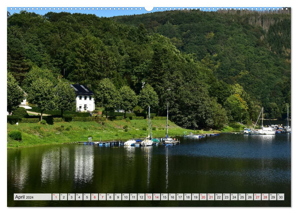 Rurberg und Woffelsbach - Leben wo andere Urlaub machen, in der Eifel (CALVENDO Wandkalender 2024)