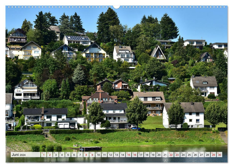 Rurberg und Woffelsbach - Leben wo andere Urlaub machen, in der Eifel (CALVENDO Premium Wandkalender 2024)