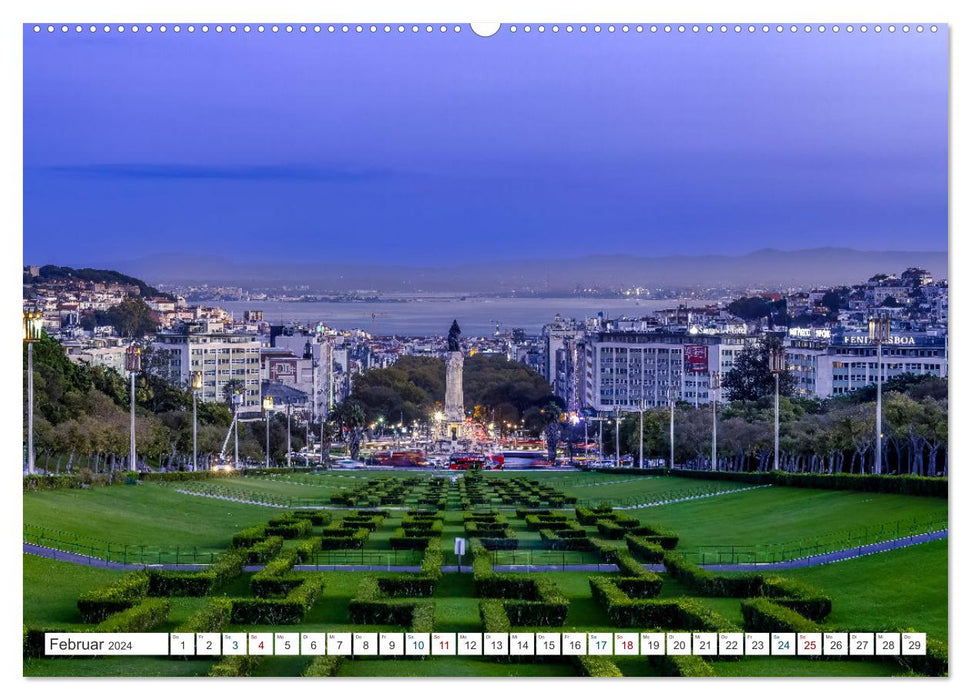 Eine Stadt voller Charme - Lissabon (CALVENDO Wandkalender 2024)