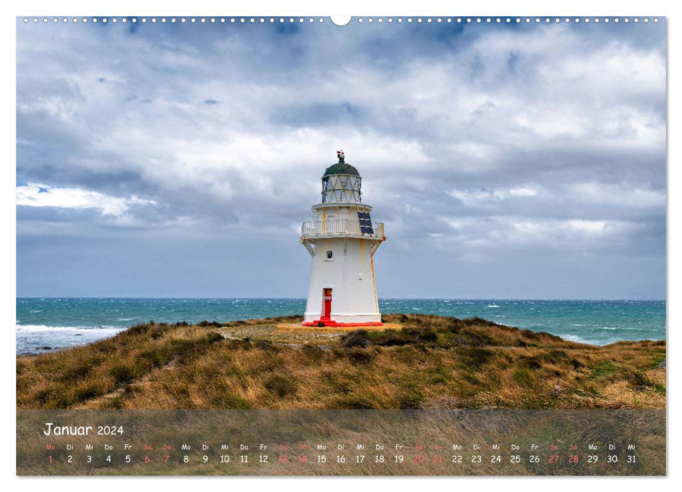 Neuseeland - Wo sich Himmel und Erde begegnen (CALVENDO Premium Wandkalender 2024)