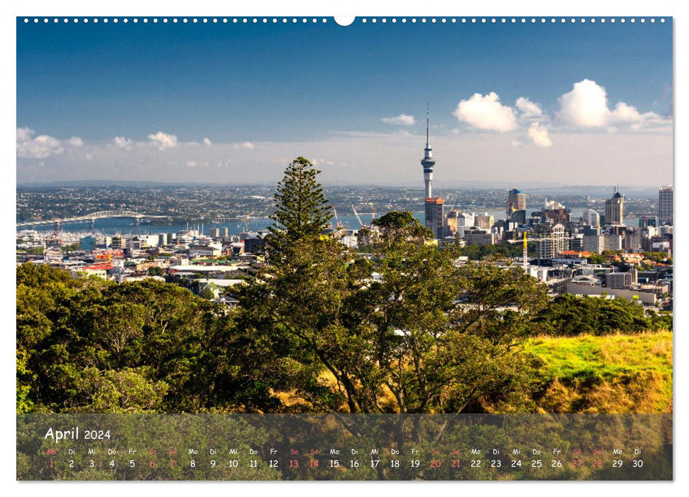 Neuseeland - Wo sich Himmel und Erde begegnen (CALVENDO Premium Wandkalender 2024)