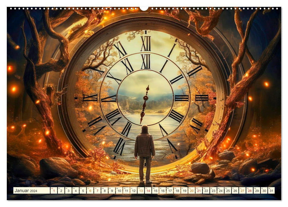Keine Zukunft ohne die Zeit (CALVENDO Wandkalender 2024)