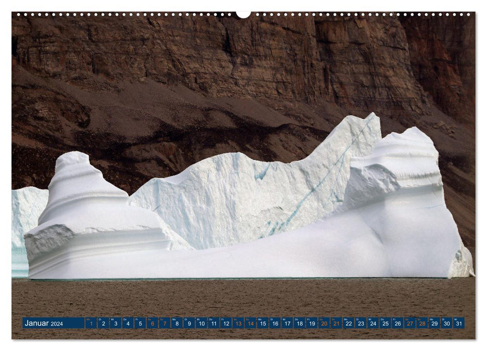 Berge aus Eis (CALVENDO Premium Wandkalender 2024)