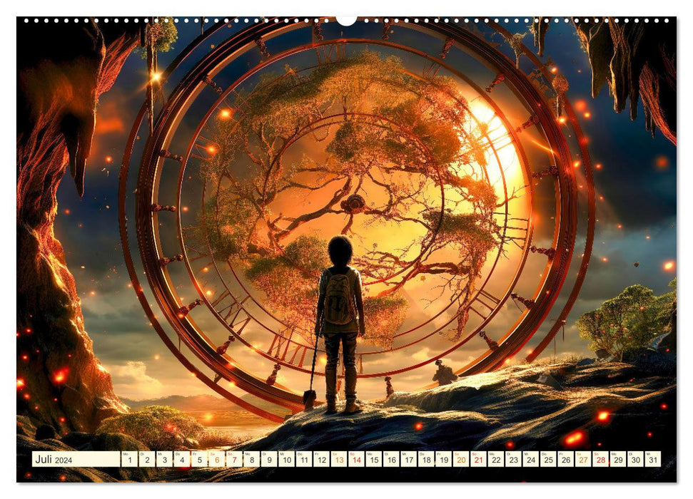 Keine Zukunft ohne die Zeit (CALVENDO Premium Wandkalender 2024)