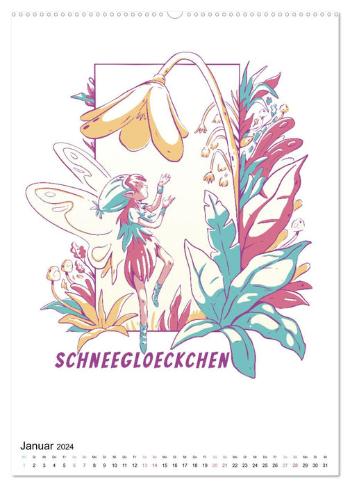 Wunderwelt der Blumen (CALVENDO Wandkalender 2024)