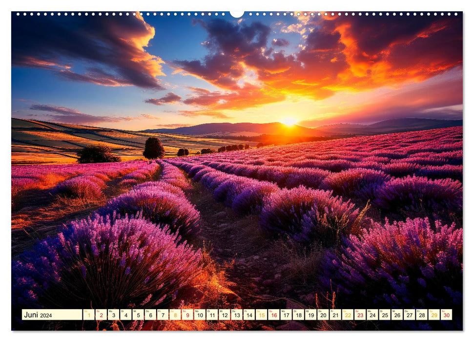 Provence Urlaubsträume (CALVENDO Wandkalender 2024)