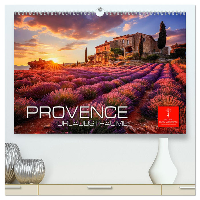 Provence Urlaubsträume (CALVENDO Premium Wandkalender 2024)