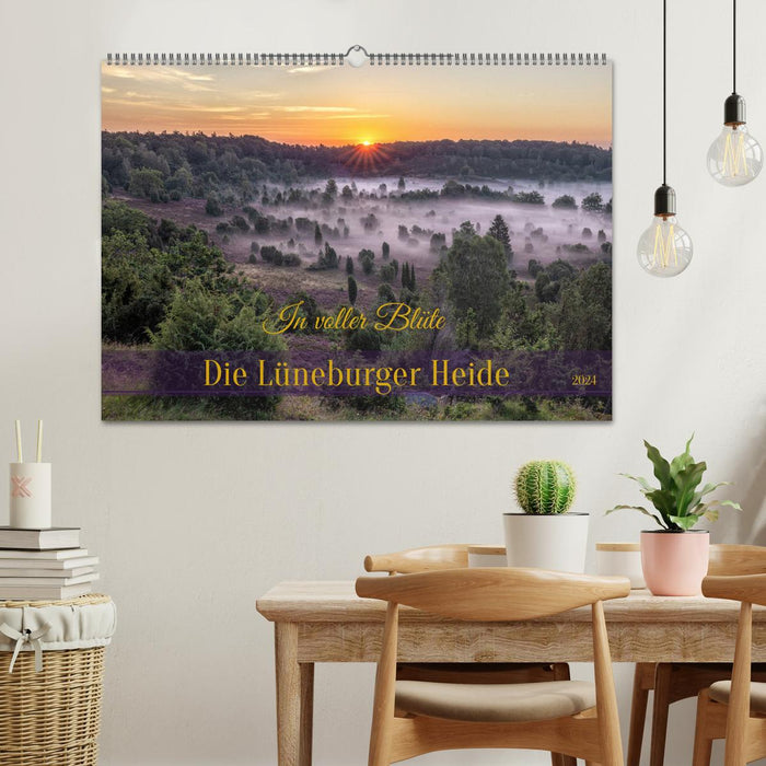 Die Lüneburger Heide - In voller Blüte (CALVENDO Wandkalender 2024)