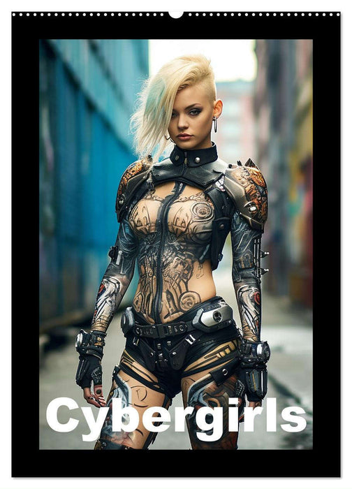Cybergirls (CALVENDO Wandkalender 2024)