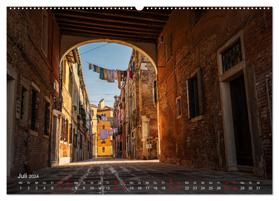 Venedig: Ein Jahr in der Lagunenstadt (CALVENDO Premium Wandkalender 2024)
