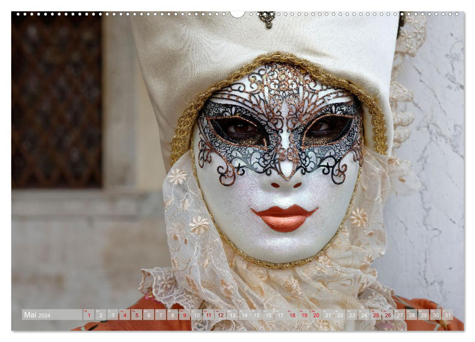 neunziggrad I photoart: venezia carnevale (CALVENDO Wandkalender 2024)