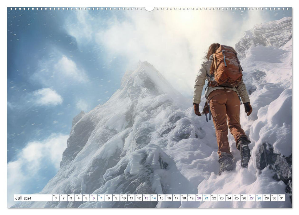 Imposante Bergwelt (CALVENDO Premium Wandkalender 2024)