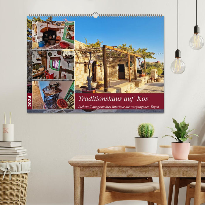 Traditionshaus auf Kos (CALVENDO Wandkalender 2024)