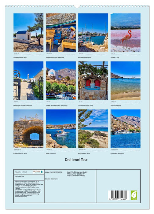 Drei-Insel-Tour (CALVENDO Premium Wandkalender 2024)