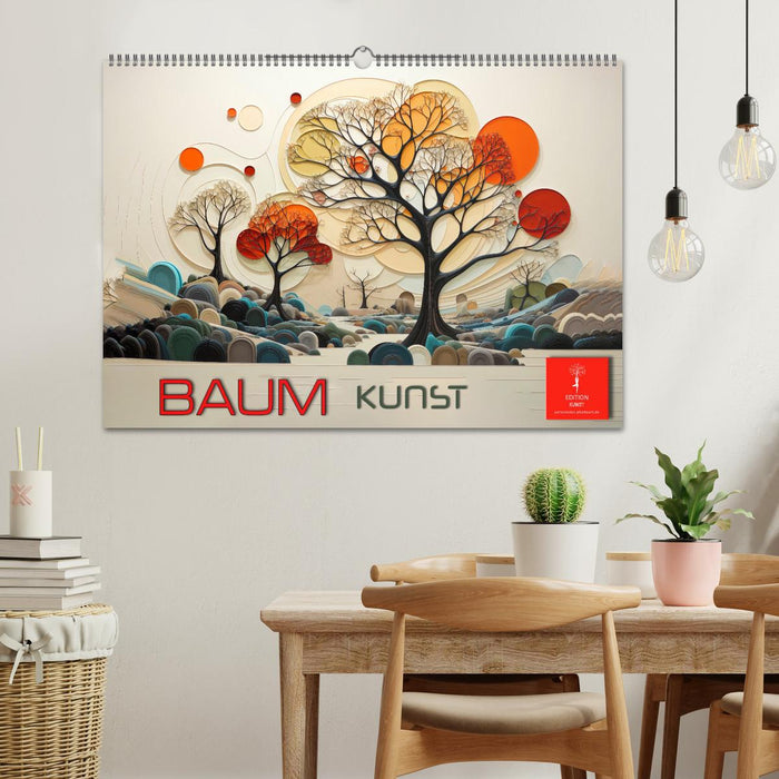 Baum Kunst (CALVENDO Wandkalender 2024)