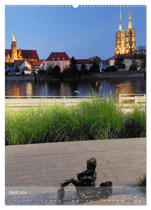 Breslau - Historische Mitte und Dominsel (CALVENDO Wandkalender 2024)