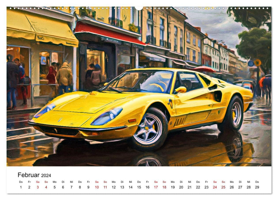 Surreale Autofreuden (CALVENDO Premium Wandkalender 2024)