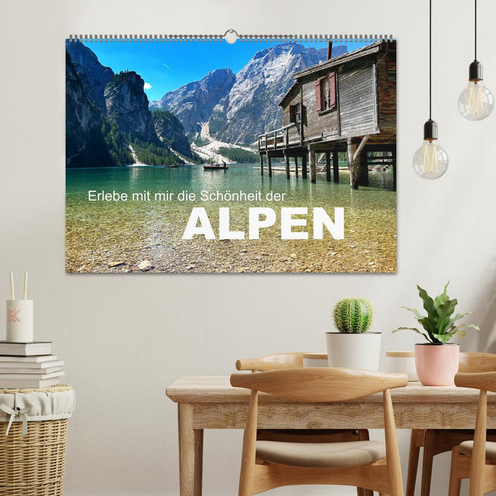 Découvrez avec moi la beauté des Alpes (calendrier mural CALVENDO 2024) 