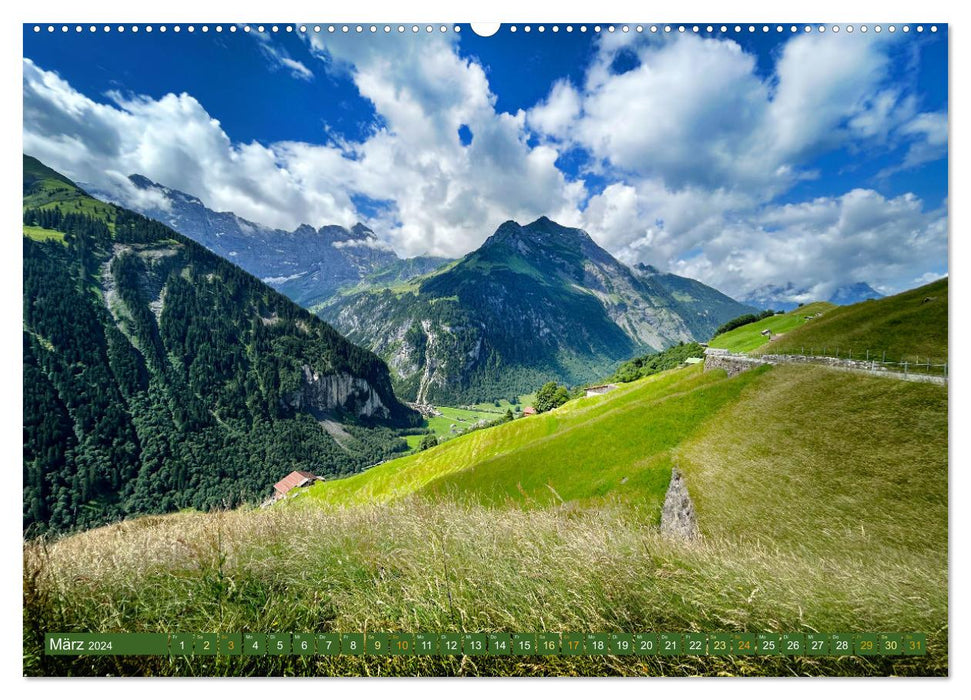Erlebe mit mir die Schönheit der Alpen (CALVENDO Wandkalender 2024)