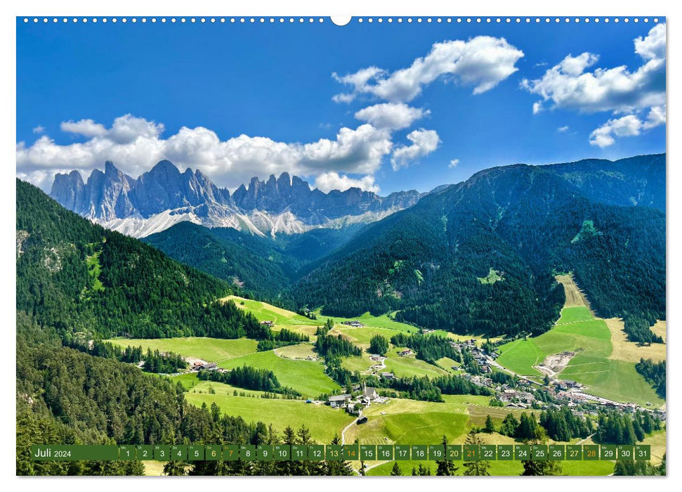 Erlebe mit mir die Schönheit der Alpen (CALVENDO Premium Wandkalender 2024)