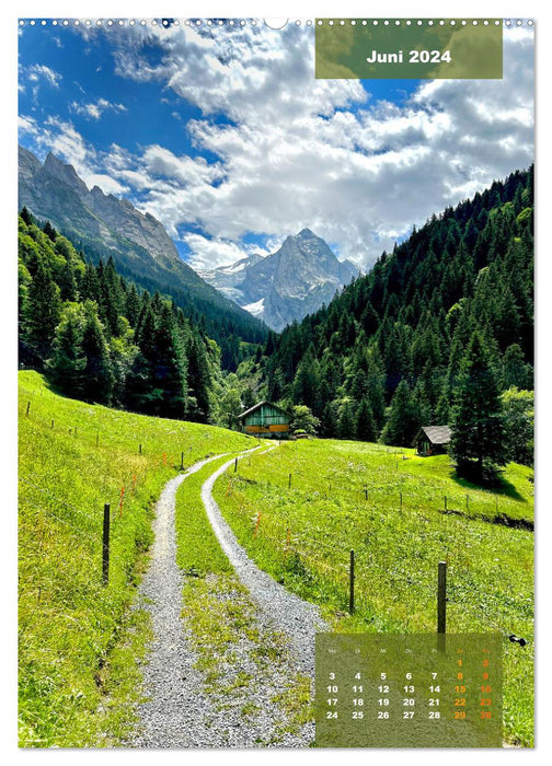 Erlebe mit mir die Alpen (CALVENDO Wandkalender 2024)
