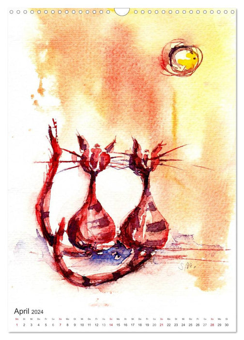 CATS - silent moments, besinnliche Momente (CALVENDO Wandkalender 2024)