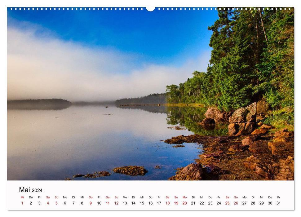 Terre-Neuve - beauté sauvage de l'Atlantique (Calendrier mural CALVENDO Premium 2024) 