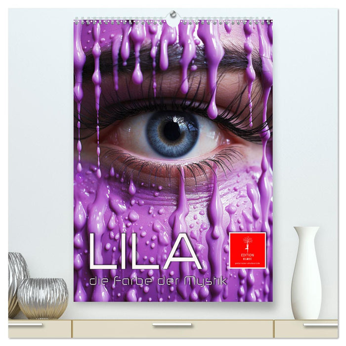 Lila, die Farbe der Mystik (CALVENDO Premium Wandkalender 2024)