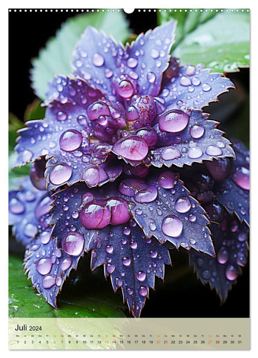 Le violet, la couleur du mysticisme (Calendrier mural CALVENDO Premium 2024) 