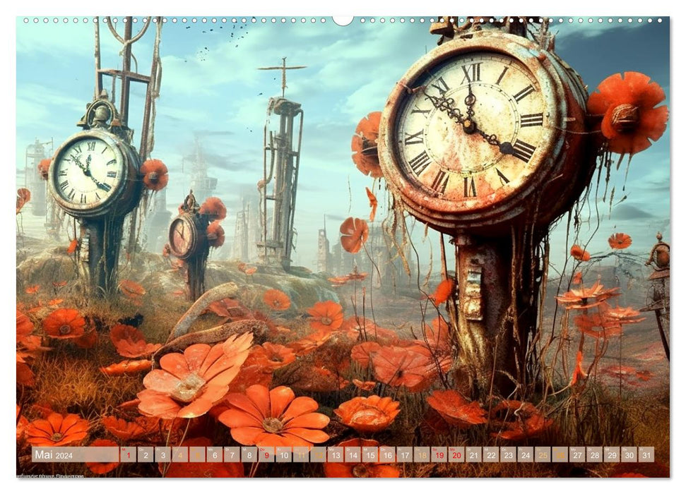Surreale Uhren (CALVENDO Wandkalender 2024)