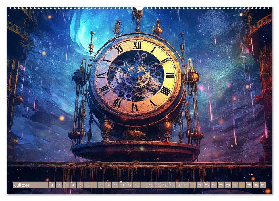 Surreale Uhren (CALVENDO Premium Wandkalender 2024)
