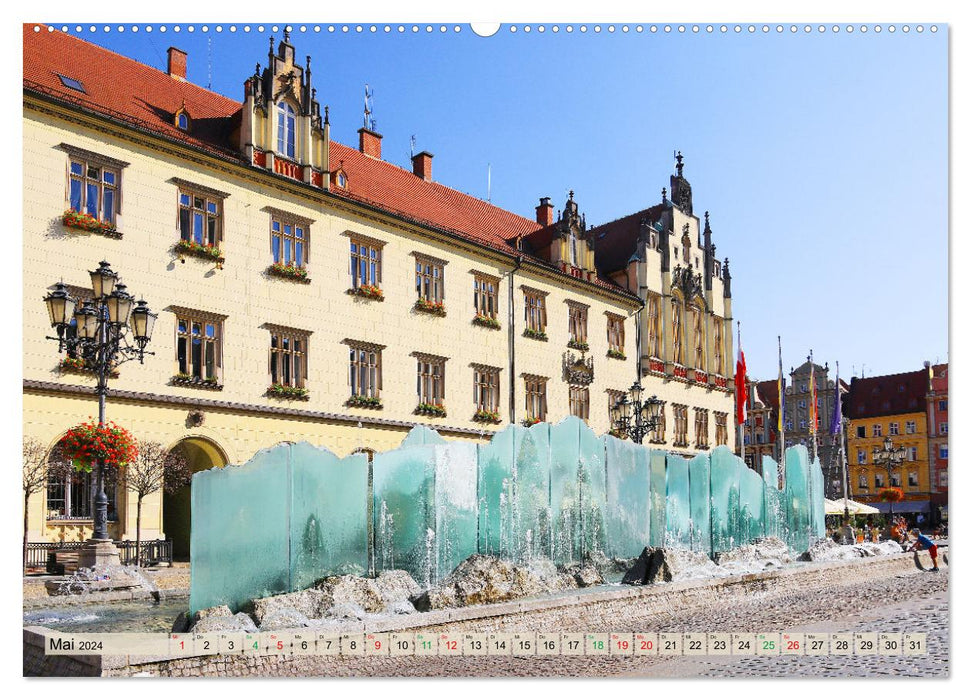 Wroclaw magique (calendrier mural CALVENDO 2024) 
