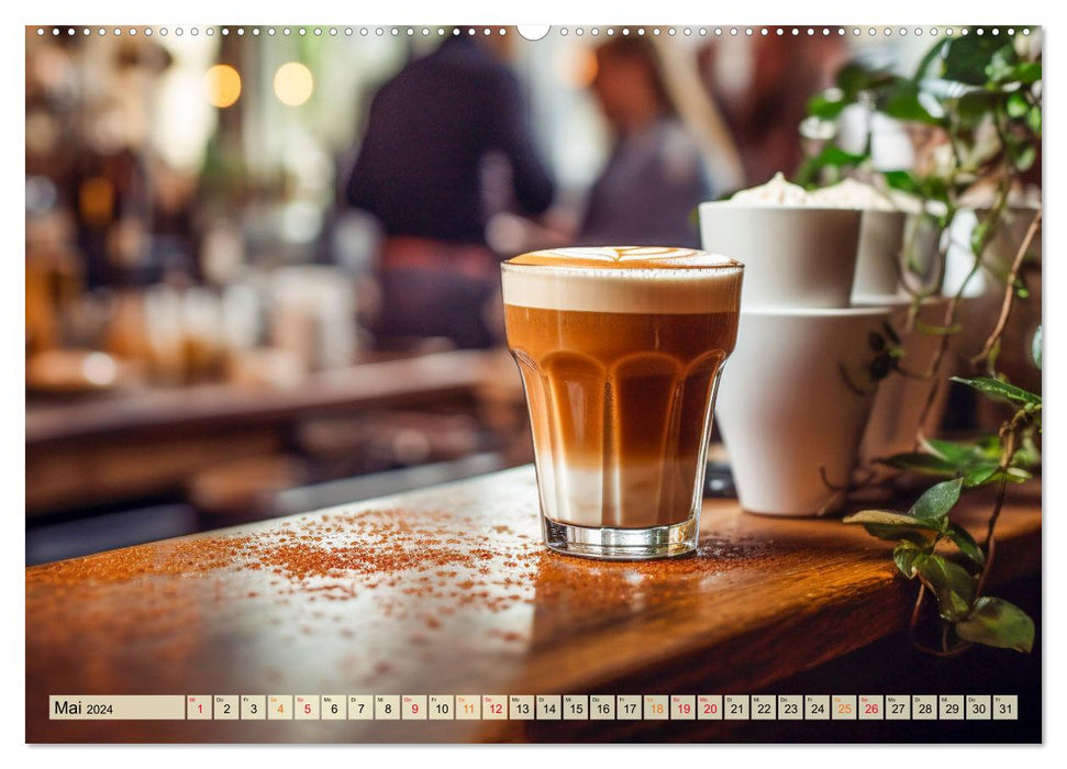 Mein Kaffee meine Bar (CALVENDO Premium Wandkalender 2024)