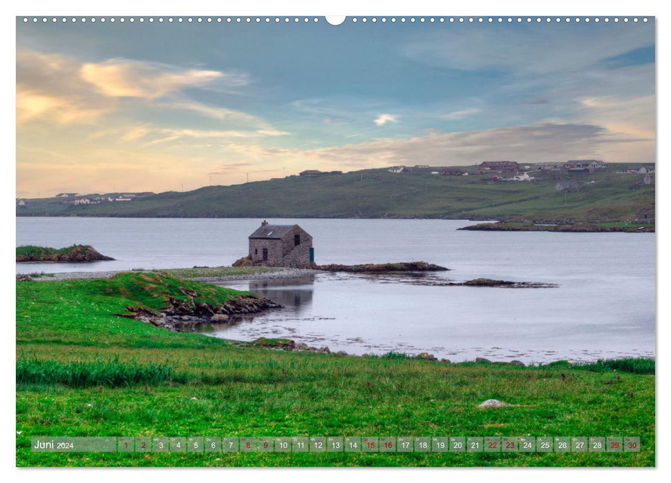 Wildes Shetland, die Wikinger-Inseln am Rande der Welt. (CALVENDO Wandkalender 2024)
