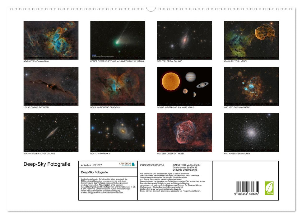 Deep-Sky Fotografie (CALVENDO Premium Wandkalender 2024)