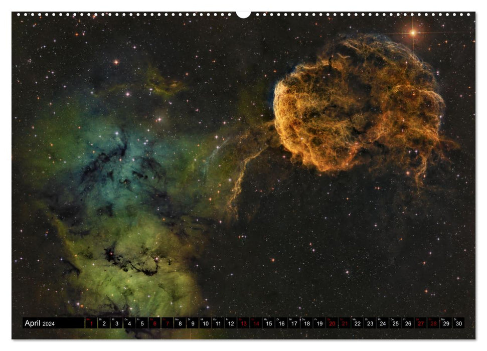 Deep-Sky Fotografie (CALVENDO Premium Wandkalender 2024)
