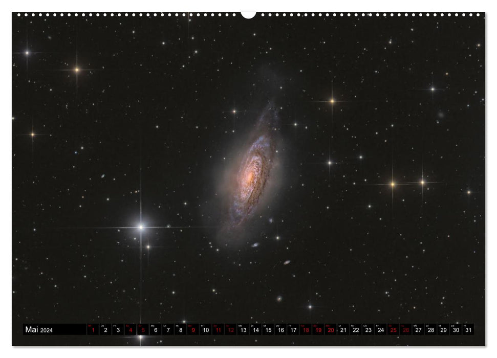 Galaxien im Universum (CALVENDO Premium Wandkalender 2024)