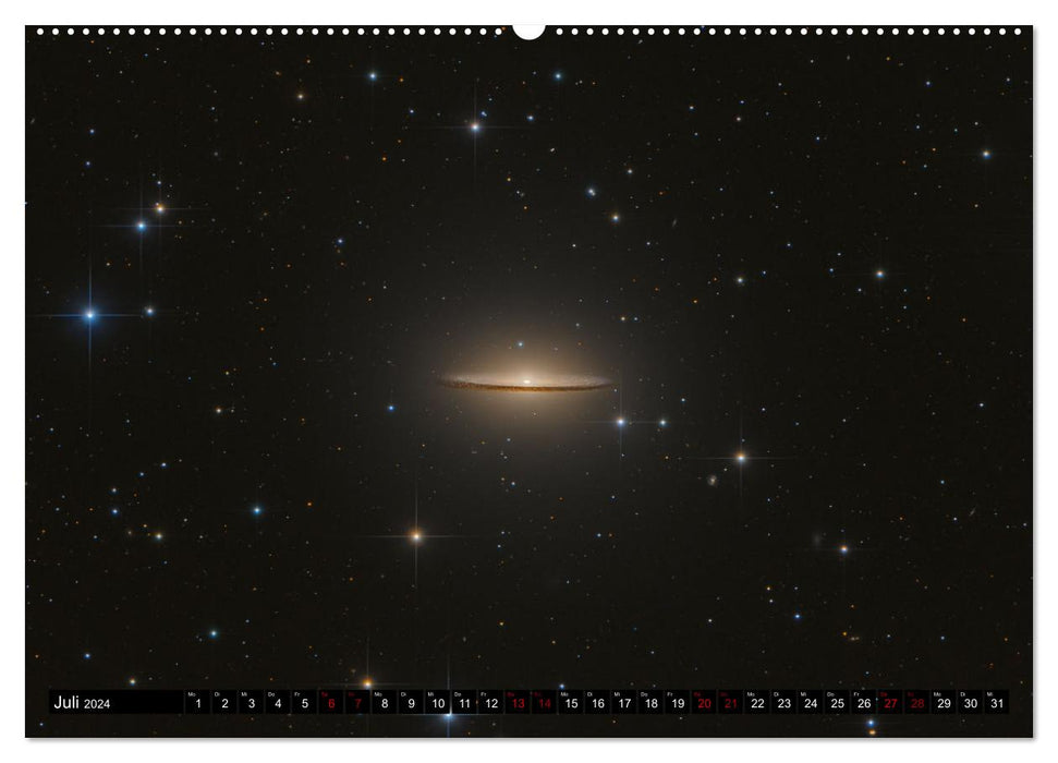 Galaxien im Universum (CALVENDO Premium Wandkalender 2024)