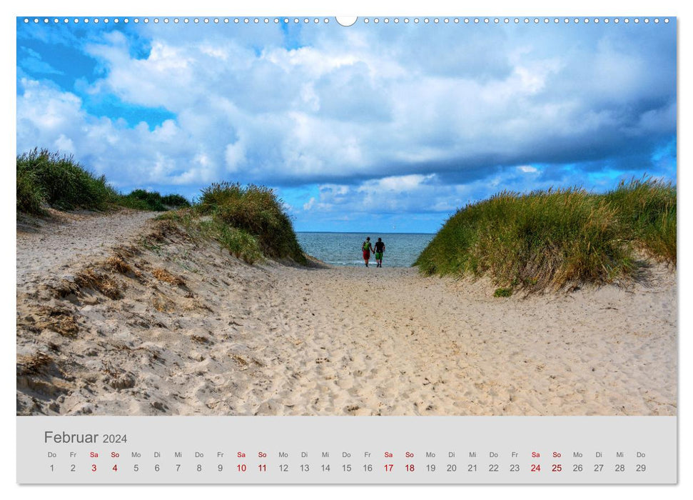 Dänemarks Nordseeküste - von Esbjerg bis Sondervig (CALVENDO Wandkalender 2024)