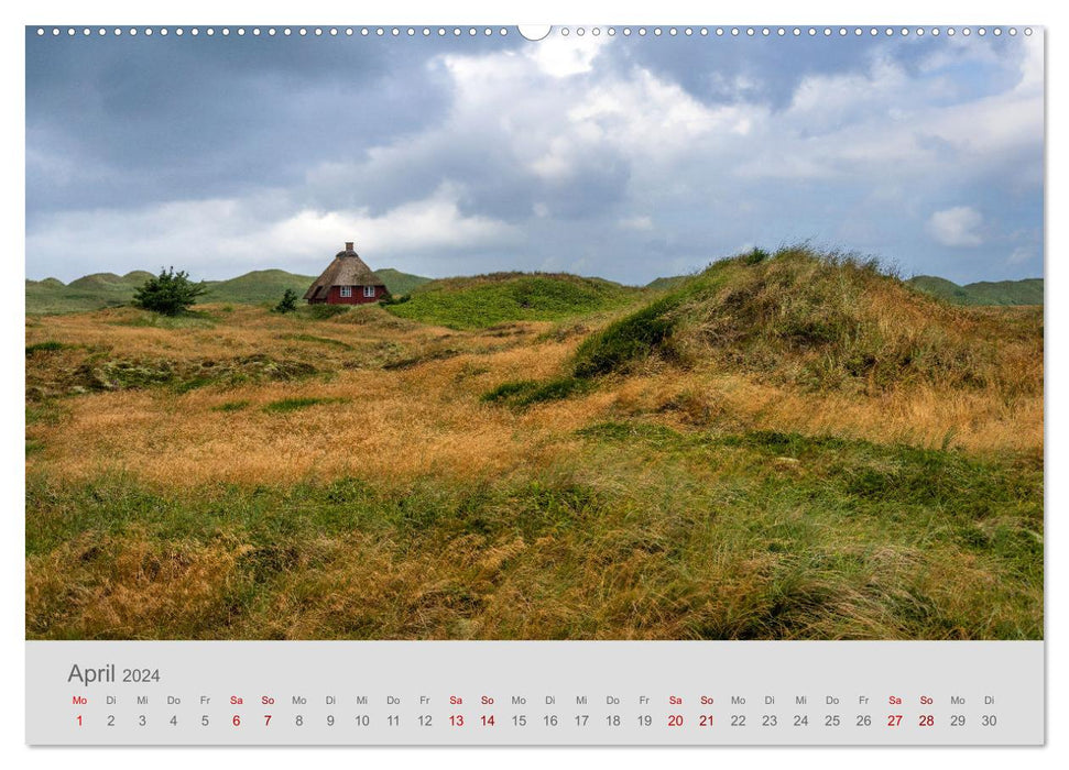 Dänemarks Nordseeküste - von Esbjerg bis Sondervig (CALVENDO Wandkalender 2024)