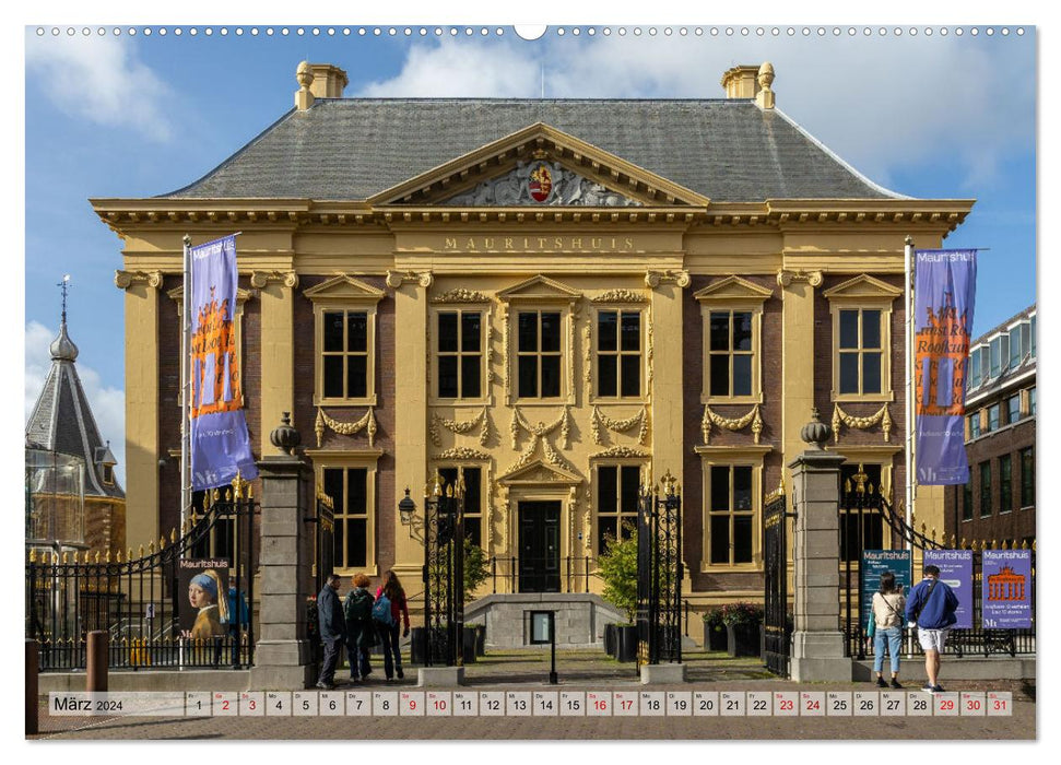 Den Haag - königliche Stadt am Meer (CALVENDO Premium Wandkalender 2024)