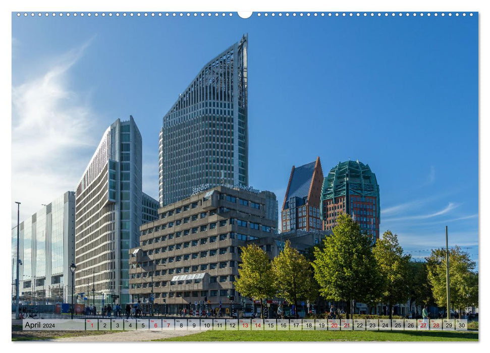 Den Haag - königliche Stadt am Meer (CALVENDO Premium Wandkalender 2024)