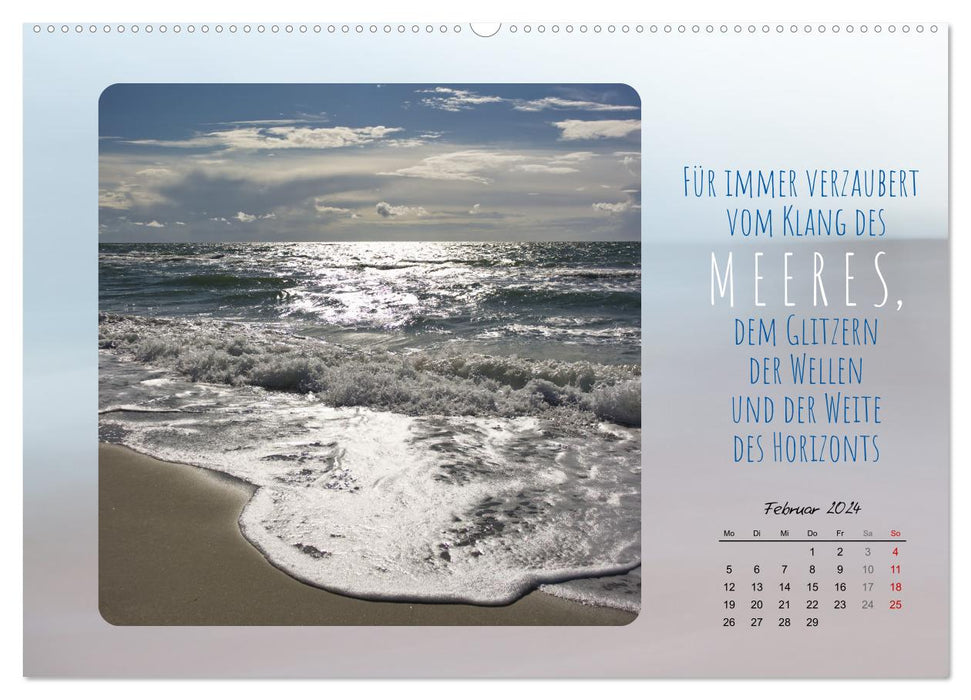 Mehr oder weniger Meer (CALVENDO Premium Wandkalender 2024)