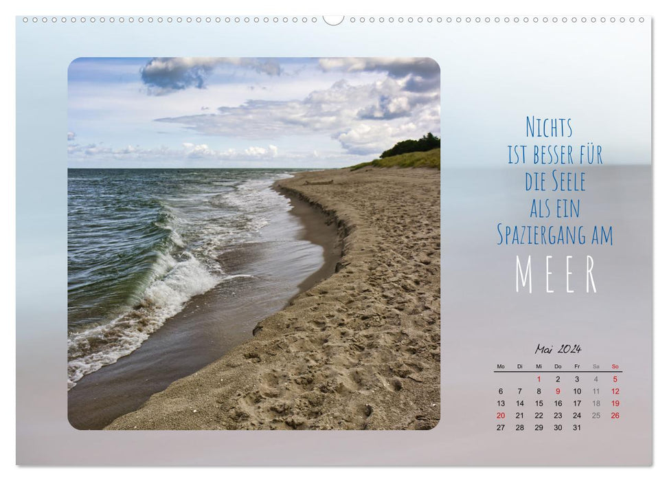 Mehr oder weniger Meer (CALVENDO Premium Wandkalender 2024)
