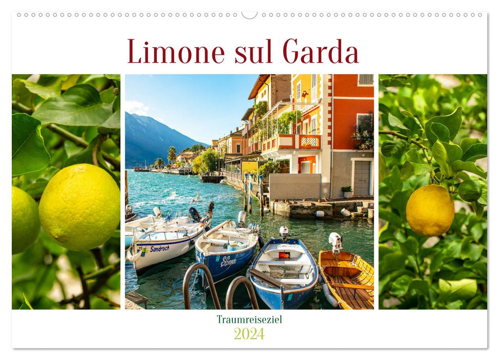 Limone sul Garda - Traumreiseziel (CALVENDO Wandkalender 2024)