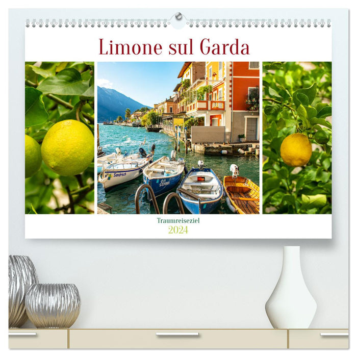 Limone sul Garda - Traumreiseziel (CALVENDO Premium Wandkalender 2024)