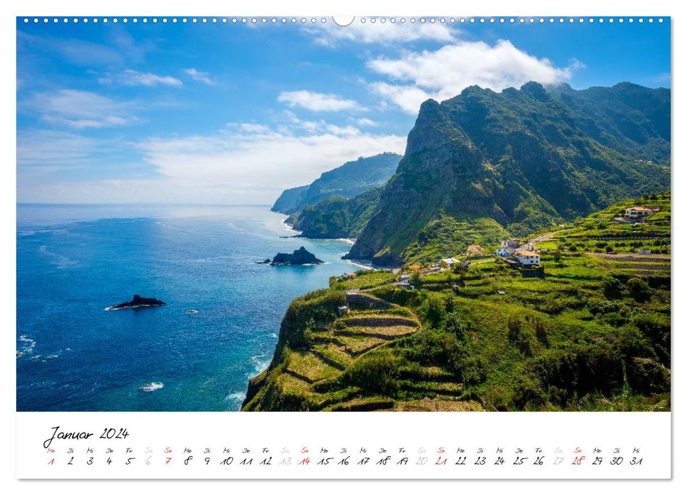 Madère - printemps éternel (Calvendo Premium Wall Calendar 2024) 