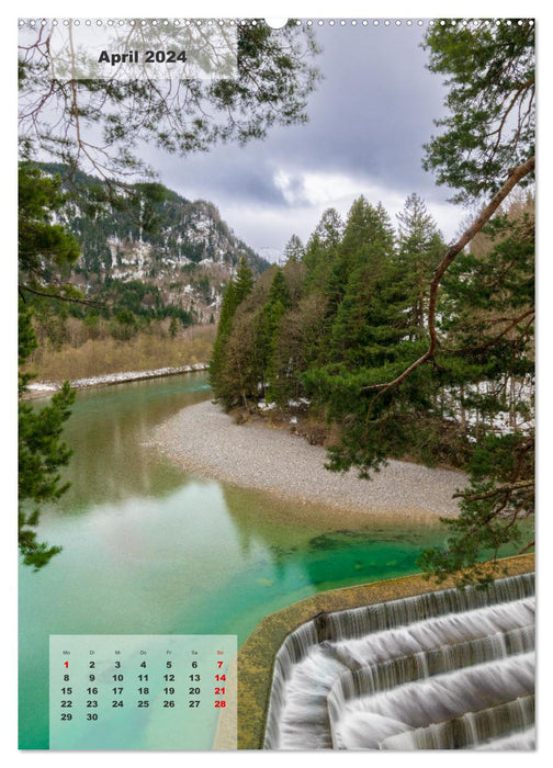 Alpine Jahreszeiten: Ein Jahr in den Bergen (CALVENDO Premium Wandkalender 2024)